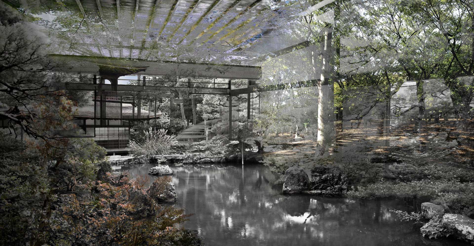 Layered garden composition — Yachay
